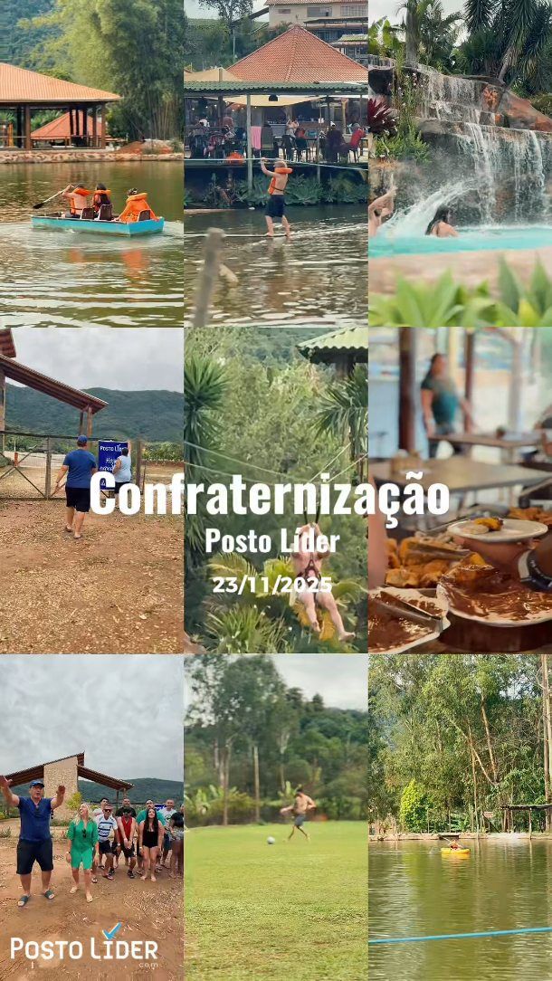 E o expediente foi de DIVERSÃO! 🚀

Nosso último domingo com o posto fechado ficou para a história! E já bateu uma saudade danada! ♥️

Agradecemos a todos os nossos clientes por nos permitir esse momento. E é claro, agradecemos a toda equipe e seus familiares, por tornar tudo isso possível. 
Ano que vem tem mais, se Deus quiser! 🙏

"Mas sonho que se sonha junto, é realidade".

#Confra2025PostoLider #completanolider