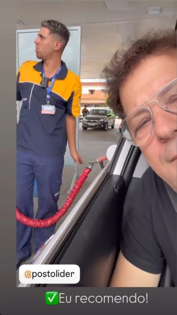 Iniciar o mês com o tanque cheio de boas energias! O nosso amigo @andersonmartins_lider já sabe como! 
#completanolider